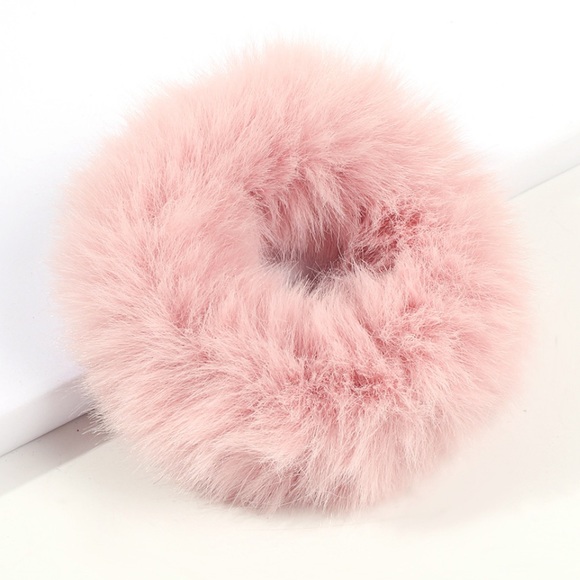 🔥 5 Piece Fur Hair Ties - Picture 5 of 8